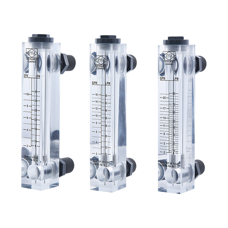 Medidor de flujo acrílico de la serie LZM-J para líquidos o gases